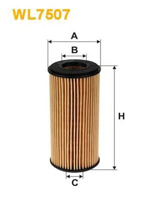 WIX FILTERS wl7507 -  Фильтр масляный двигателя